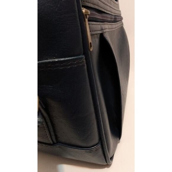 VTG SAMSONITE TRAVEL MASTER TOTE BAG Carry On Luggage Overnight Blue - Picture 12 of 16